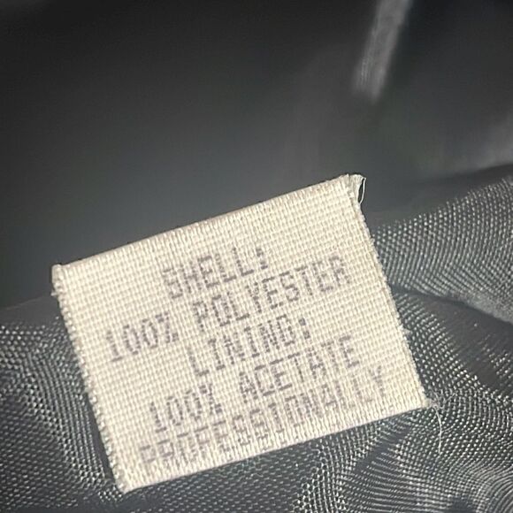 Vintage Mica Dress Womens Size 10 Black sheath midi mandarin collar made in USA - Picture 10 of 11